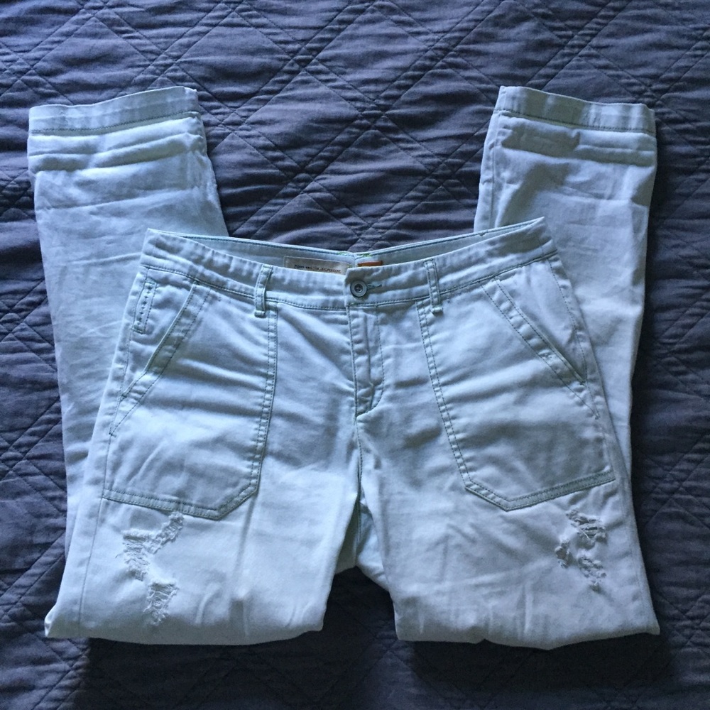 SALE Anthro Pilcro Mint Chinos - Hyphen Fit